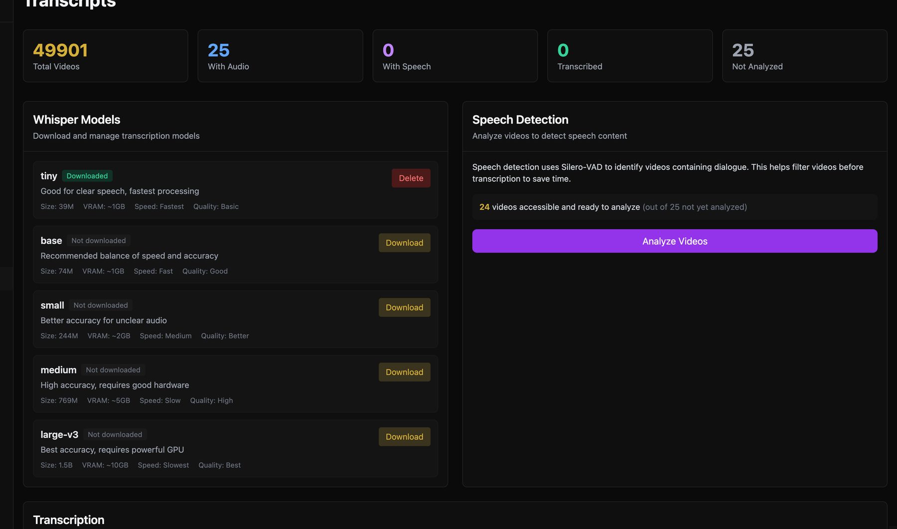 VARK - Video Archiver detail