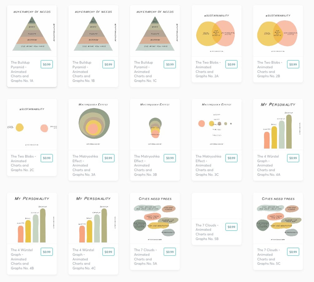 Charts and Graphs: Animated Social Kit 1