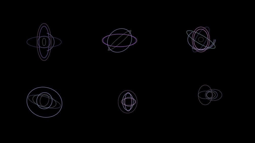 Lottie Floating Loaders (Dark Mode)